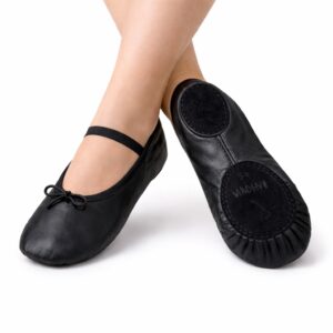 Kožnate baletne papuče 5130