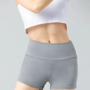 Ženske plesne pamučne elastične kratke hlače visokog struka HL06